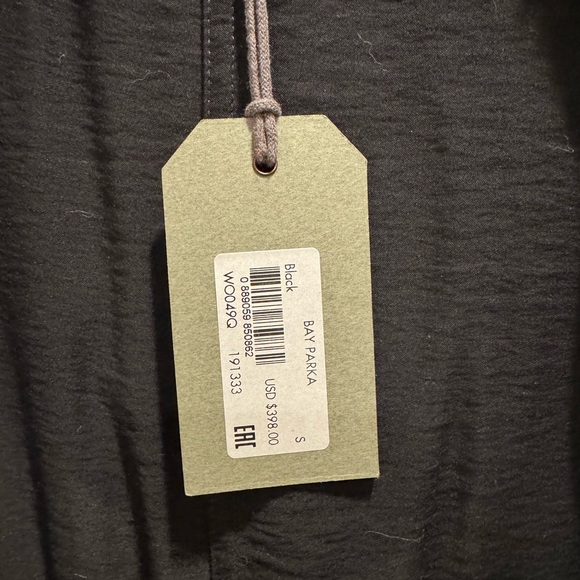 ALL SAINTS Bay Parka, Black, Size Small. Brand new, never worn, with tags on! - Picture 7 of 7